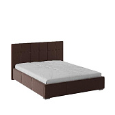 Корпус Рио интерьерной кровати (1,4м) коричневый квадрат
