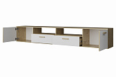 Тумба ТВ "Брейк" 1800 мм (дуб бунратти/белый)