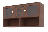 Sherlock 4 (гостиная) Шкаф навесной Орех шоколадный//