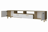 Тумба ТВ "Брейк" 1800 мм (дуб бунратти/белый)