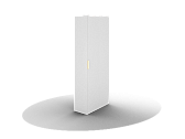 FEDERICA ШУ-03 модуль углового шкафа Белый бриллиант/Белый бриллиант