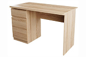 Стол письменный " Твист" однотумбовый дуб сонома (левый)