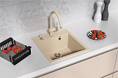 Мойка ULGRAN U-406 510*450 мм бежевый 328