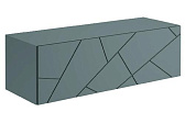 ГРАНЖ Тумба ТМ-004 (Д.1200, подвесная) Корпус - Серый Шифер  Фасад МДФ - матовая Графит Софт