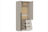 ВЕНТУРО Шкаф ШК-001 (2-ств, с ящиками) Корпус - Кашемир 2,75