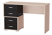 Письменный стол Сити-2 дуб молочный/венге