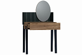 Nature 43 (спальня) Стол туалетный Дуб табачный Craft-Черный//