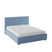 Корпус Октавия интерьерной кровати (1,6м) светло-голубой ромб