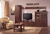 Sherlock 9 (гостиная) Шкаф для белья Орех шоколадный
