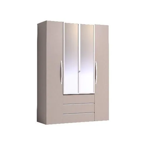 Brownie 555 (спальня) Шкаф для одежды и белья Мокко-Белый