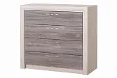 ОКТАВА Комод 4Я (спальня) Клабхаус серый