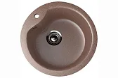 Мойка ULGRAN U-102 кругл 480 мм терракот 307