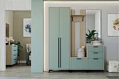ЕВА Шкаф угловой 800 1С Дуб Экспресив песочный/Муссон