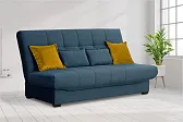 Диван Аккорд (БД) 2 кат. Ground 08 (темно-синий)/Ground 14 (темно-желтый)