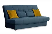 Диван Аккорд (БД) 2 кат. Ground 08 (темно-синий)/Ground 14 (темно-желтый)