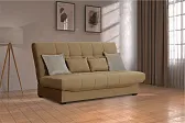 Диван Аккорд (БД) 2 кат. Ground 02 (какао) / Ground 01 (бежево кремовый)