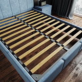 Корпус Рио интерьерной кровати (1,4м) серый квадрат