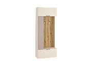 FEDERICA ШП-01 шкаф для прихожей сатин/дуб эвок/глиняный серый