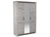 Шкаф 3-х дверный 2300 Денвер (спальня) Риббек серый / Камень темный (11725)